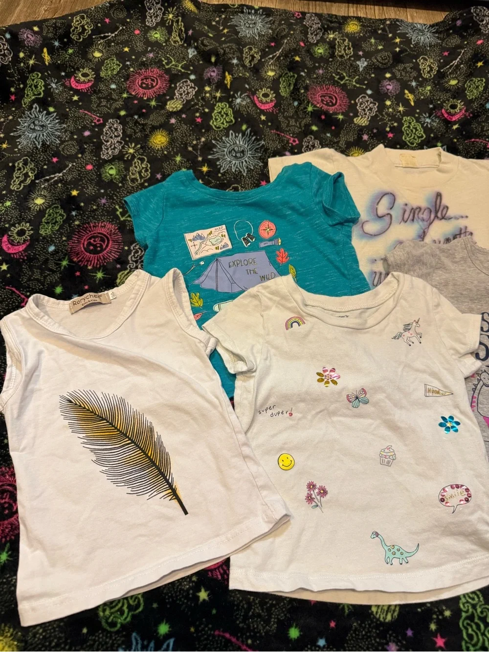 5 piece bundle lot set 18-24 months 1.5-2 years shirts clothes